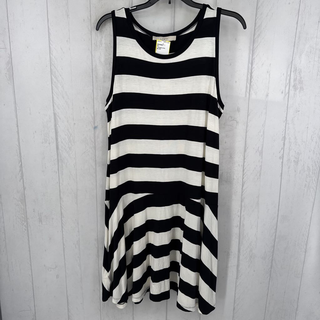 L striped slvls dress