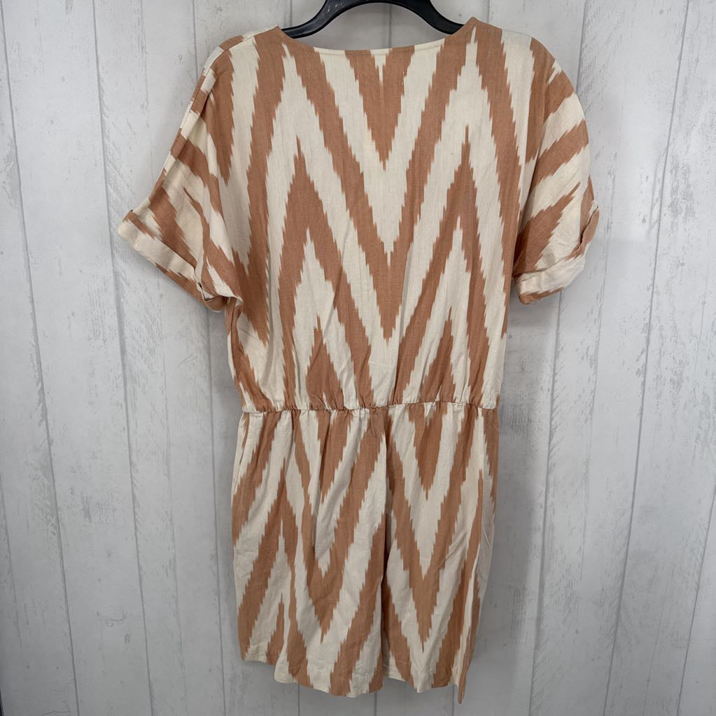 R65 M tie-front s/s romper