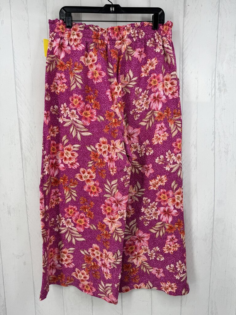 L flo print wide leg pant