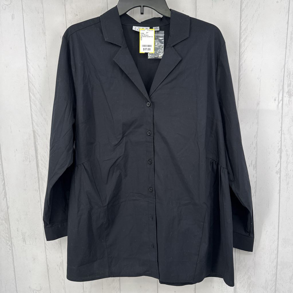 Lp button down l/s top
