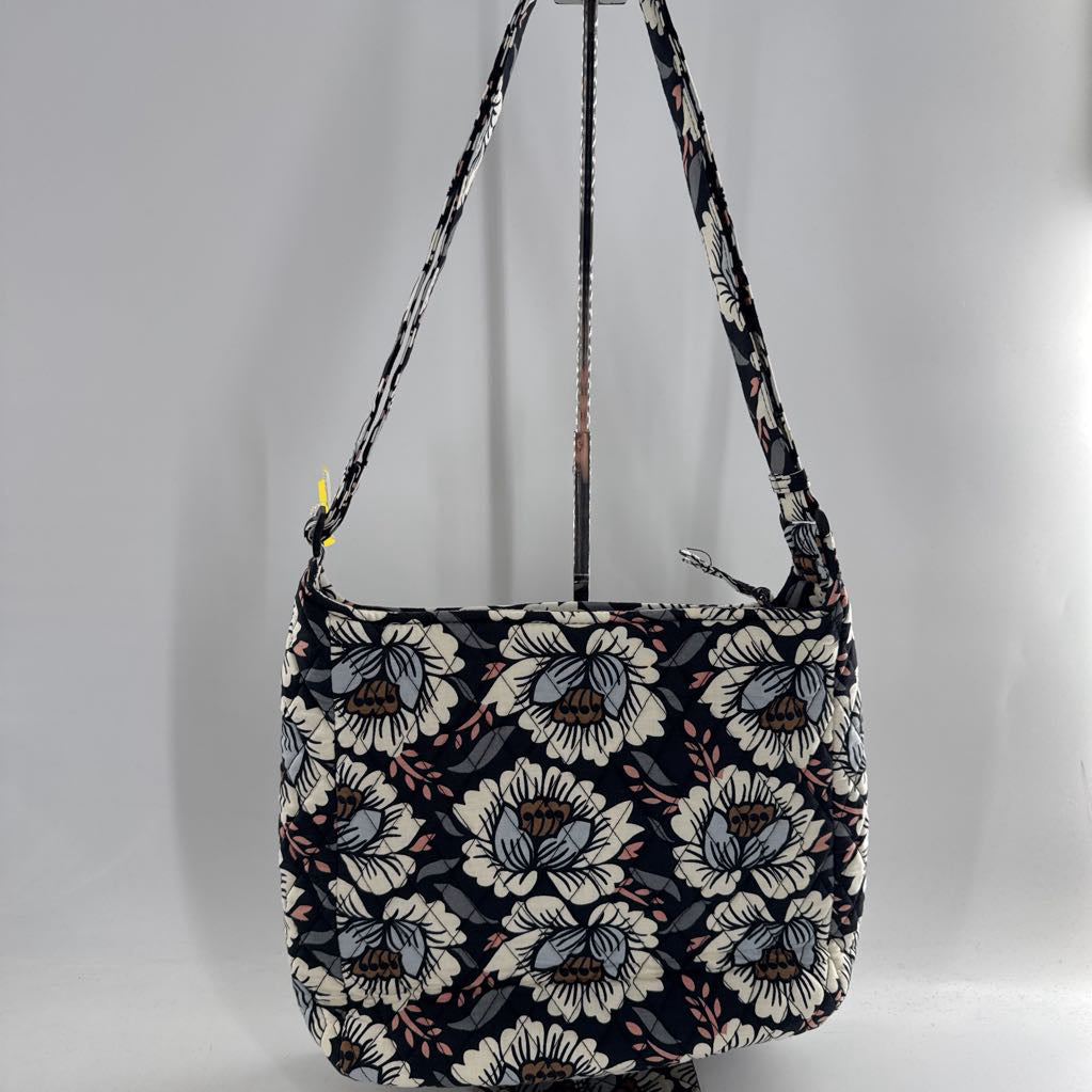flo print quilted crossbody