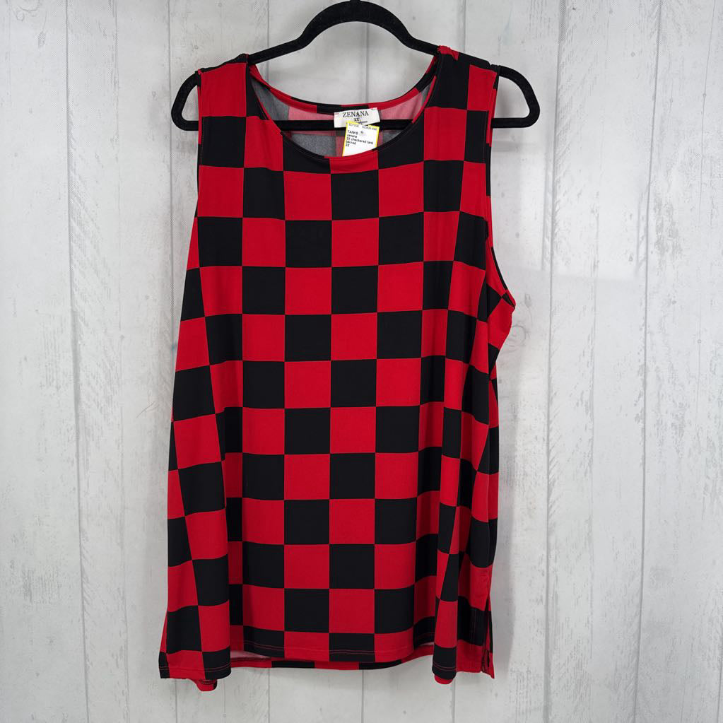 2X checkered tank