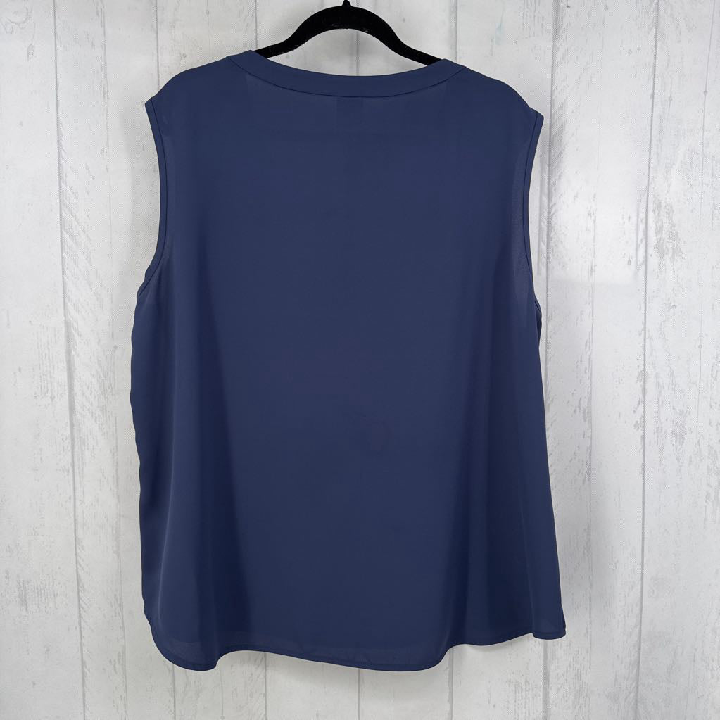 2X round neck cami
