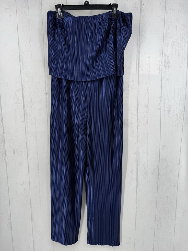 L pleated bandeau jumpsuit