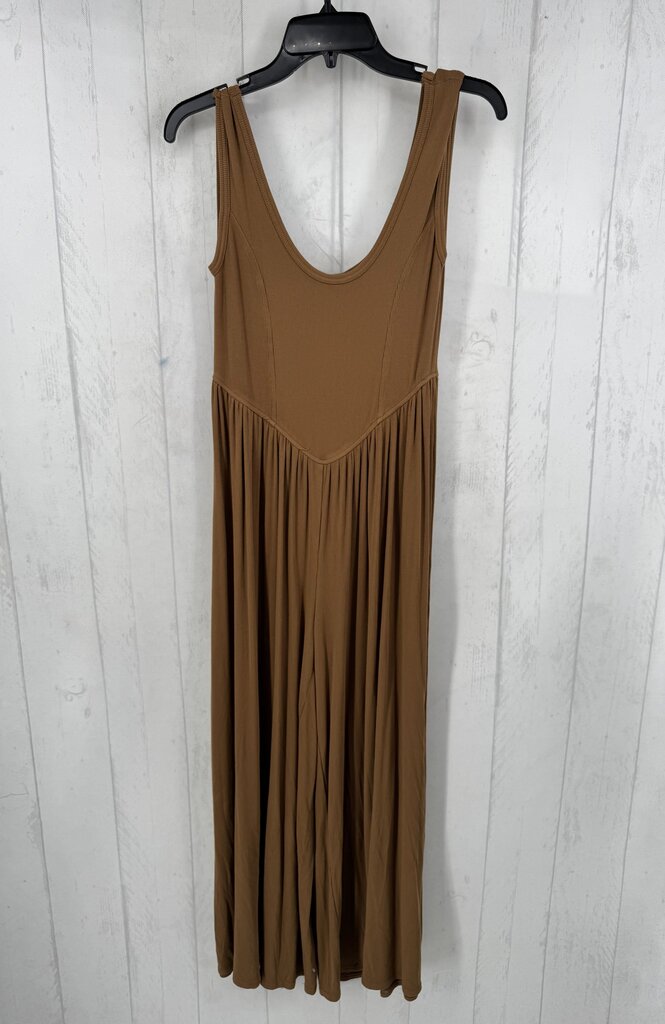 M ribbed slvls jumpsuit