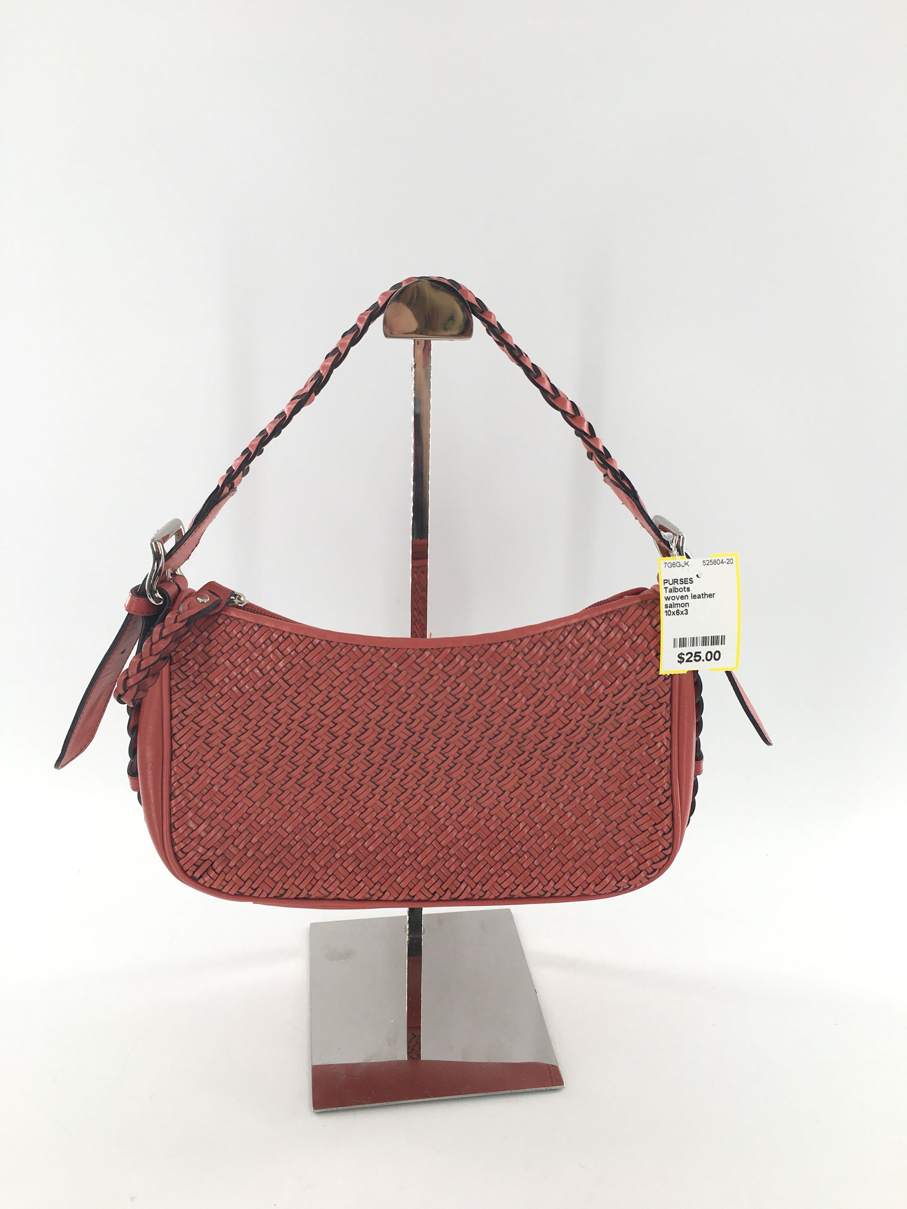 woven leather shoulder bag