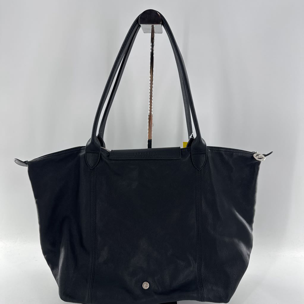 Longchamp Le Pliage Cuir Medium Leather Tote
