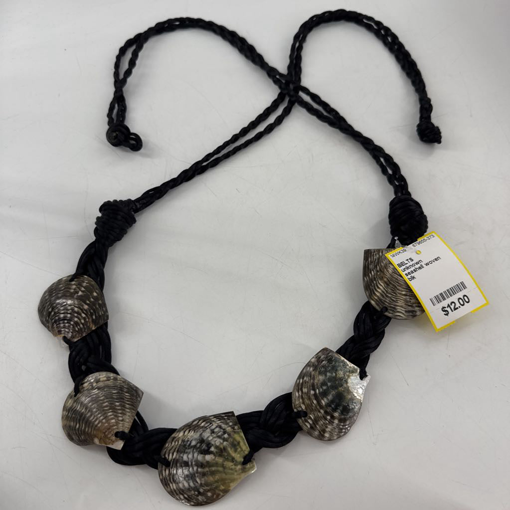 seashell woven belt