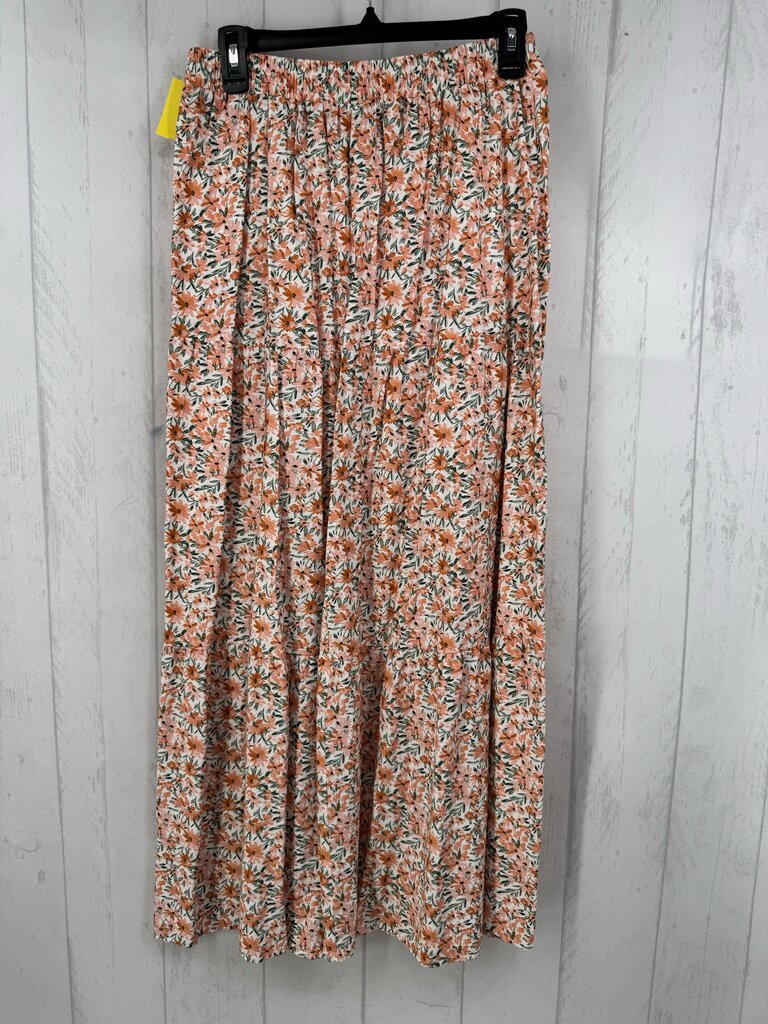M flo print tiered skirt