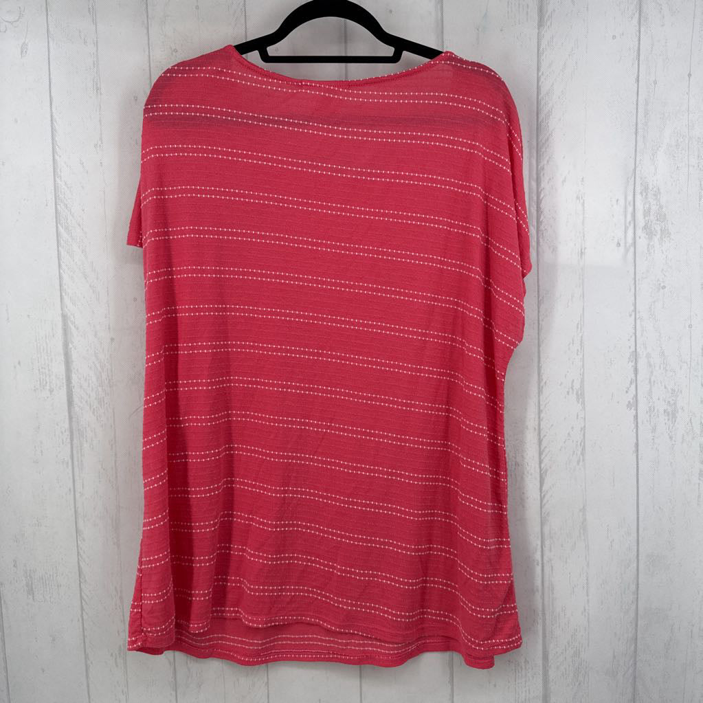 3X button detail s/s tee