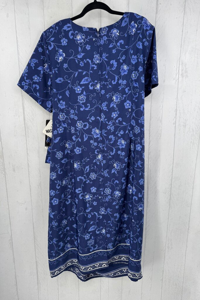 24wp flo print s/s wrapdress
