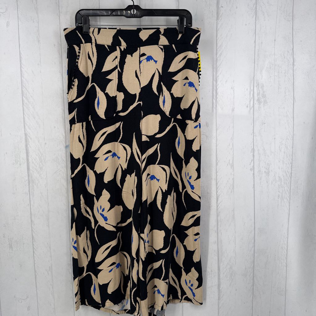 M flo print wide leg pant