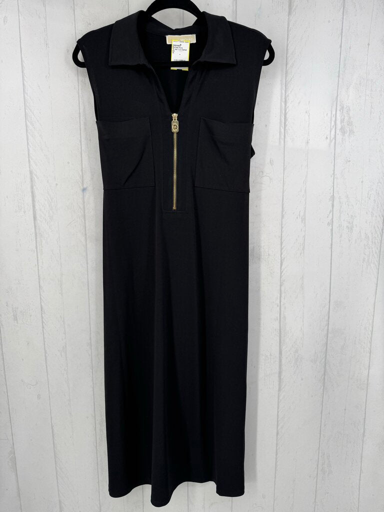 1X zip front belted slvls dress