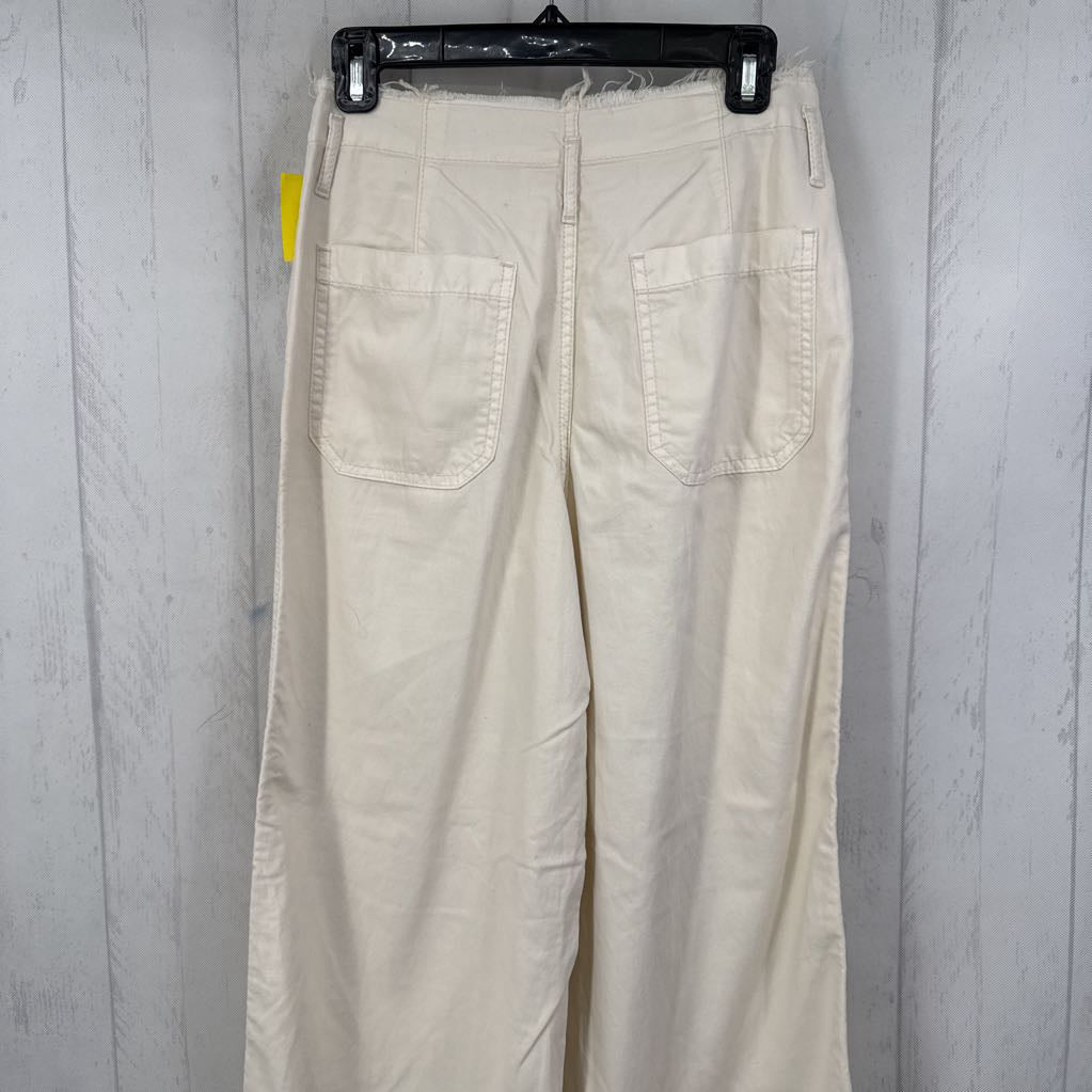 4 hi-rise wide leg crop pant