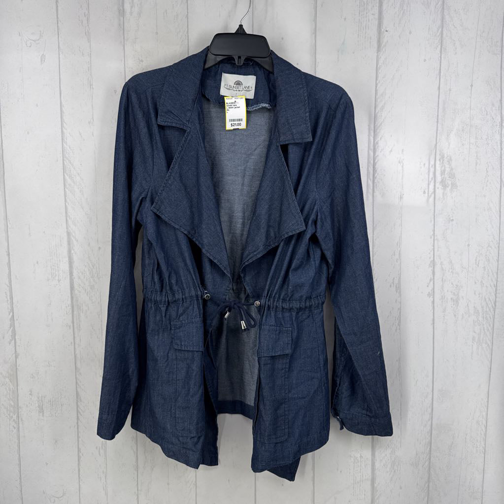 L denim jacket