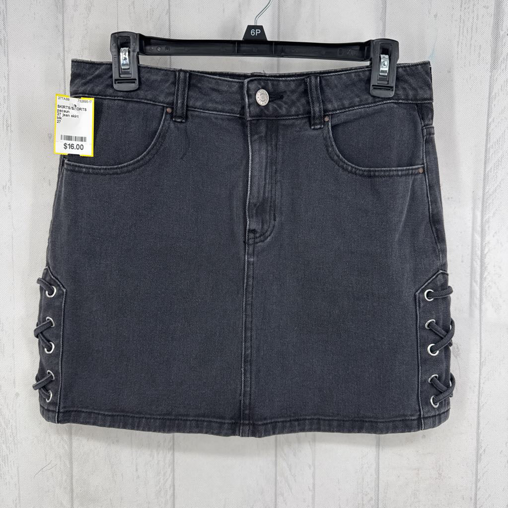 27 jean skirt