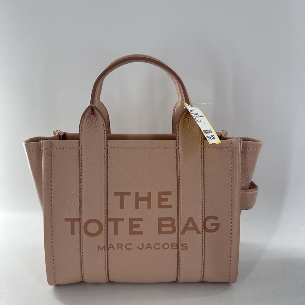 top zip dual handle tote bag