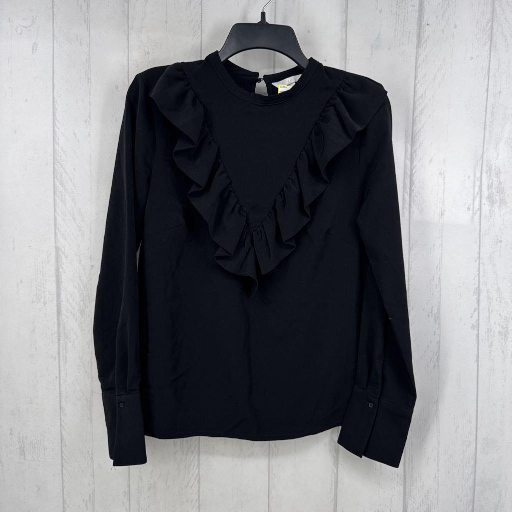 8 ruffled l/s top