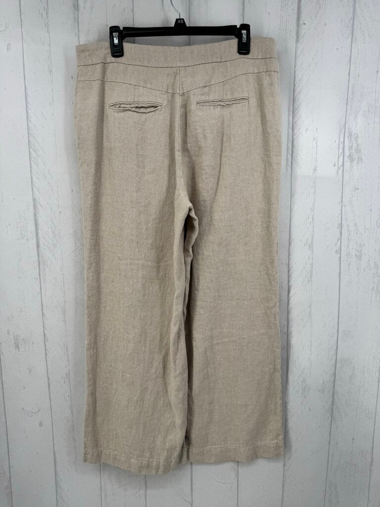 12T linen blend wide leg pant