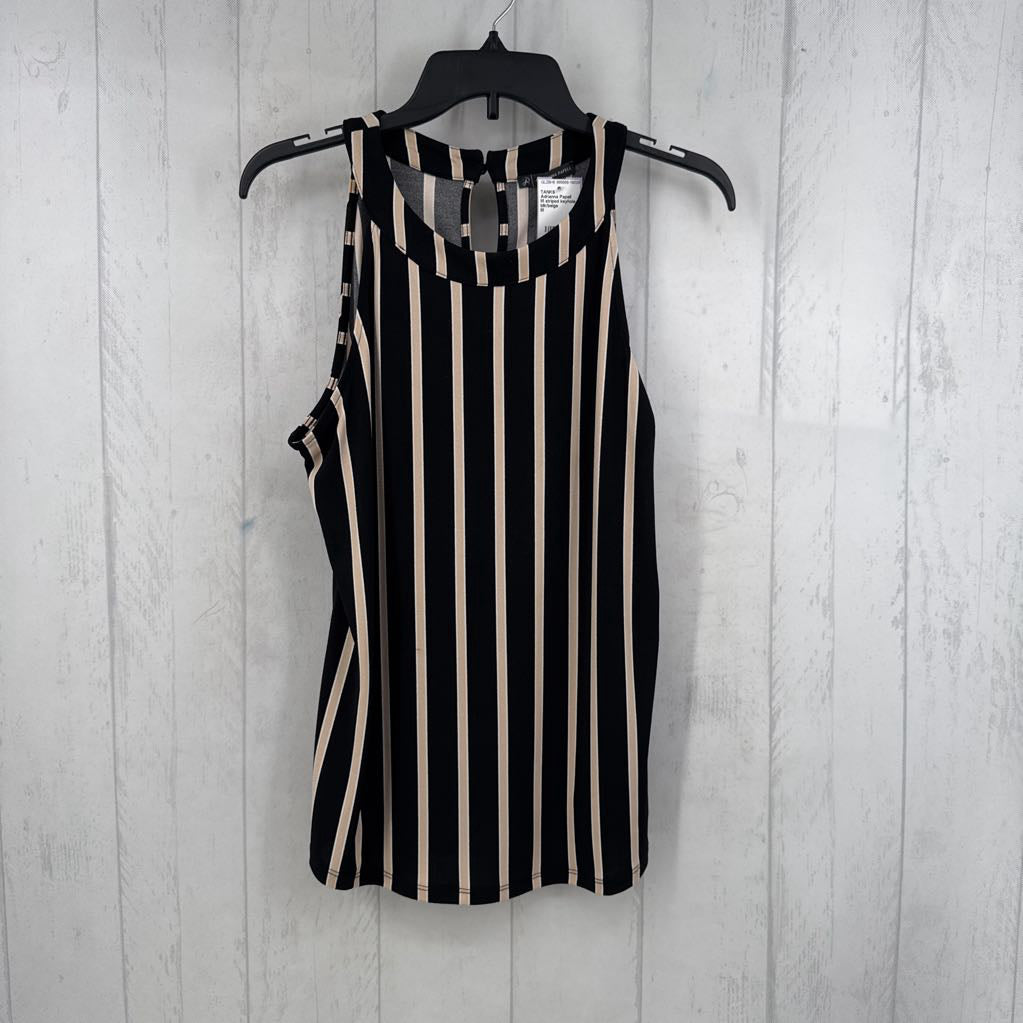 M striped keyhole back tank