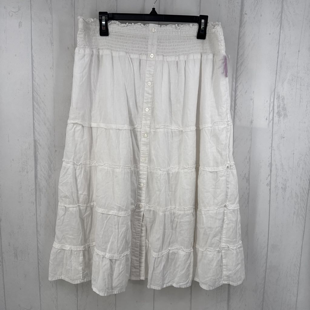 XL smocked tiered skirt
