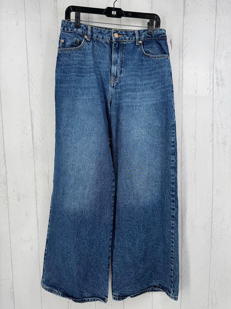6 wide leg jean