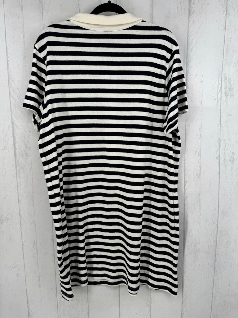 R28 XXL striped s/s shirtdress