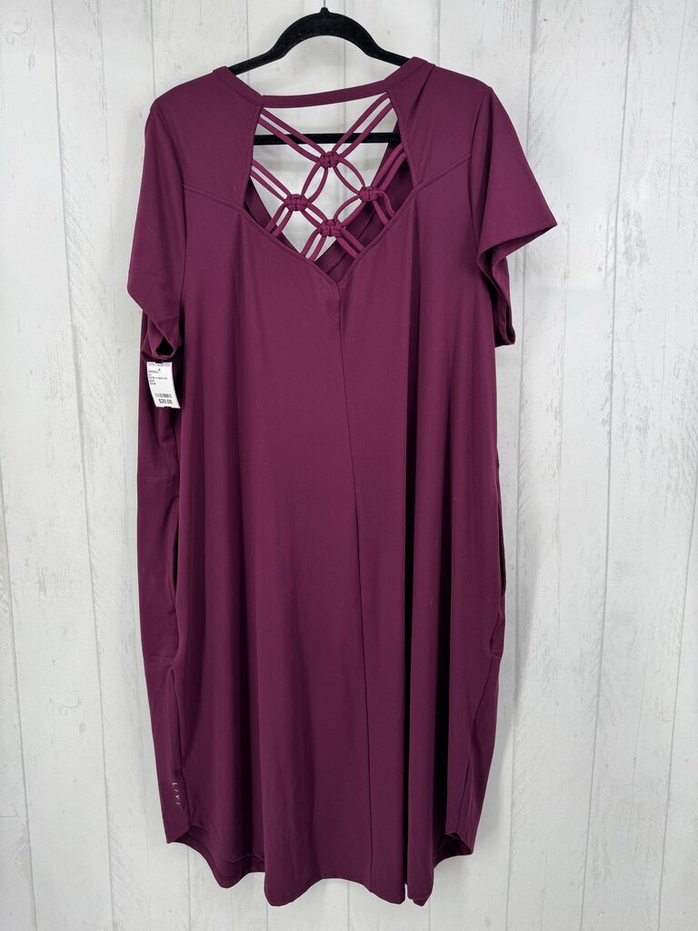 22/24 v-neck s/s dress