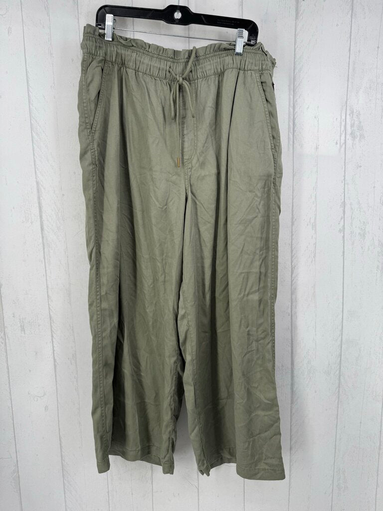 1X pull-on wide leg pant