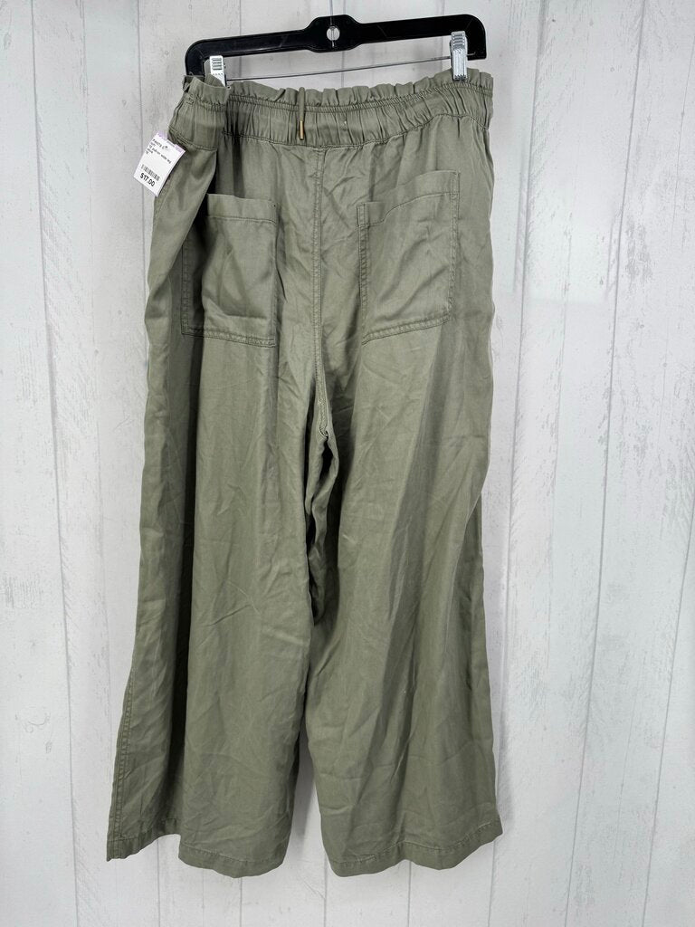 1X pull-on wide leg pant