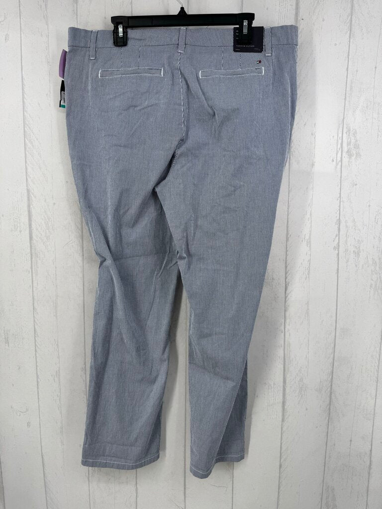 16 striped chino