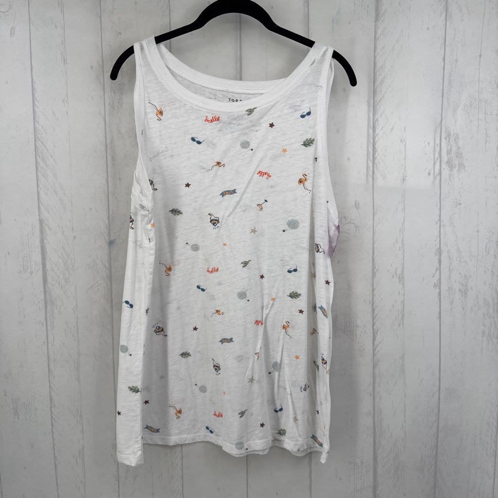 1X graphic tank