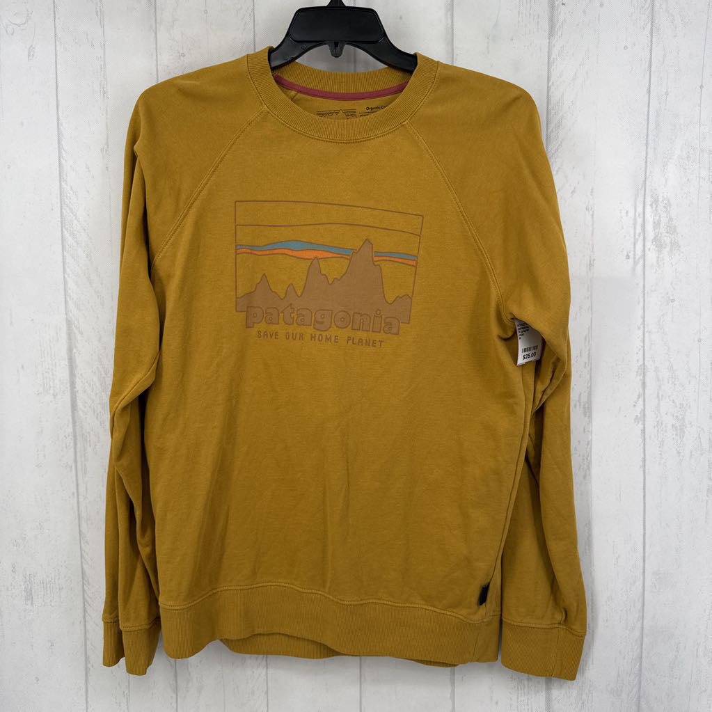 M graphic crewneck sweatshirt