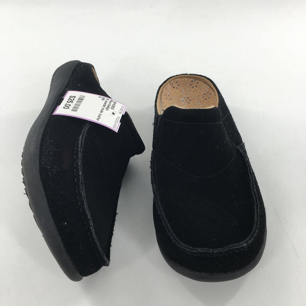 8 suede mule loafer