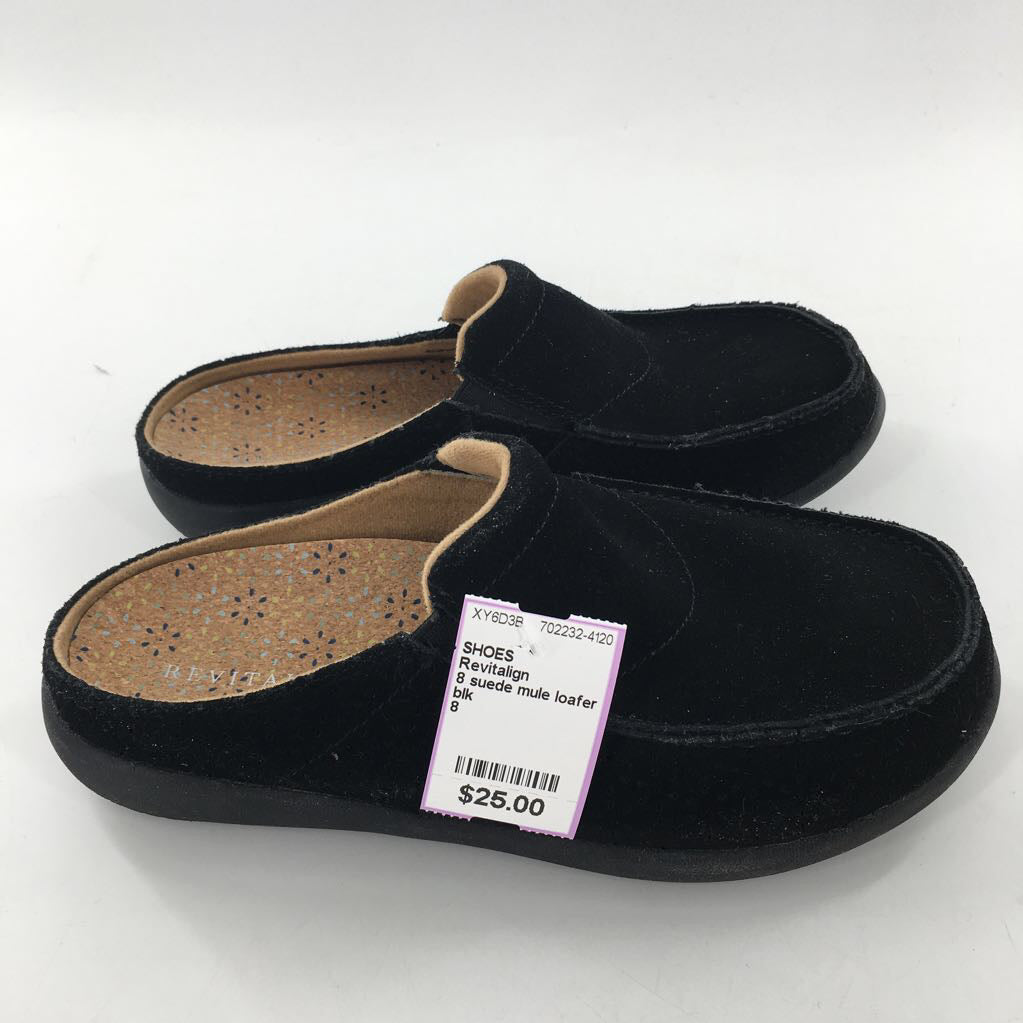 8 suede mule loafer