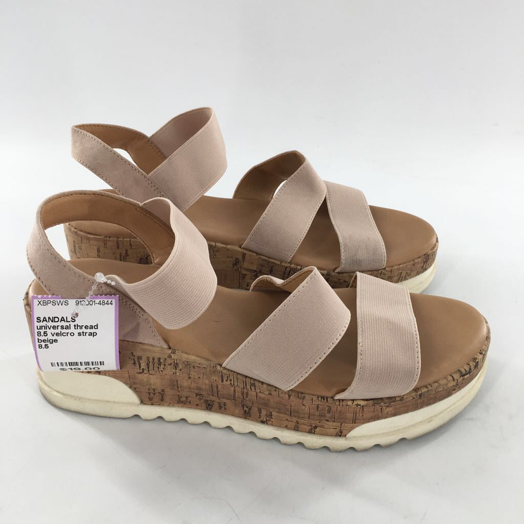 8.5 velcro strap wedge heel sandal