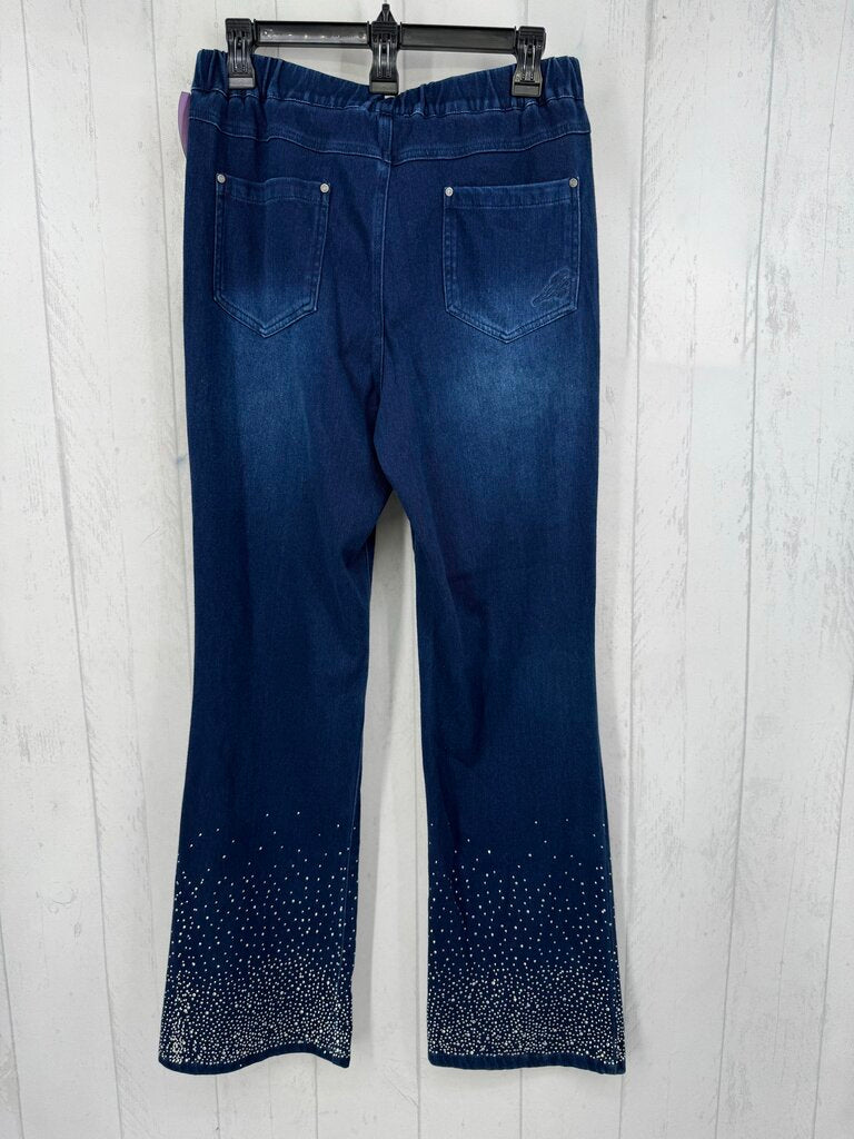 M pull-on embelished jean