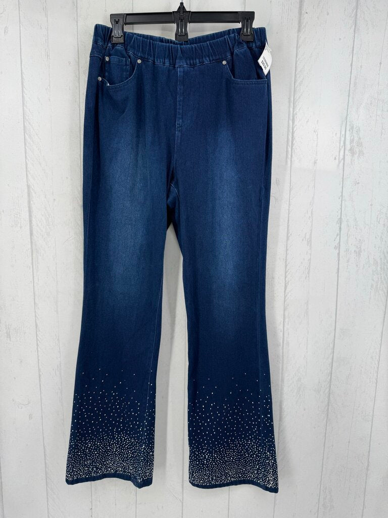 M pull-on embelished jean