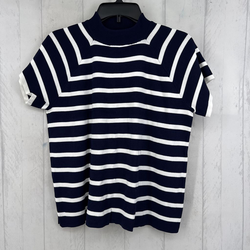 XXL striped crewneck s/s top