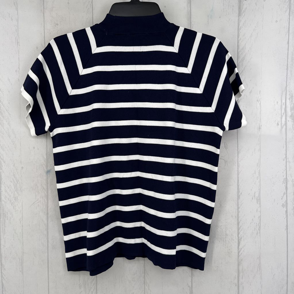 XXL striped crewneck s/s top
