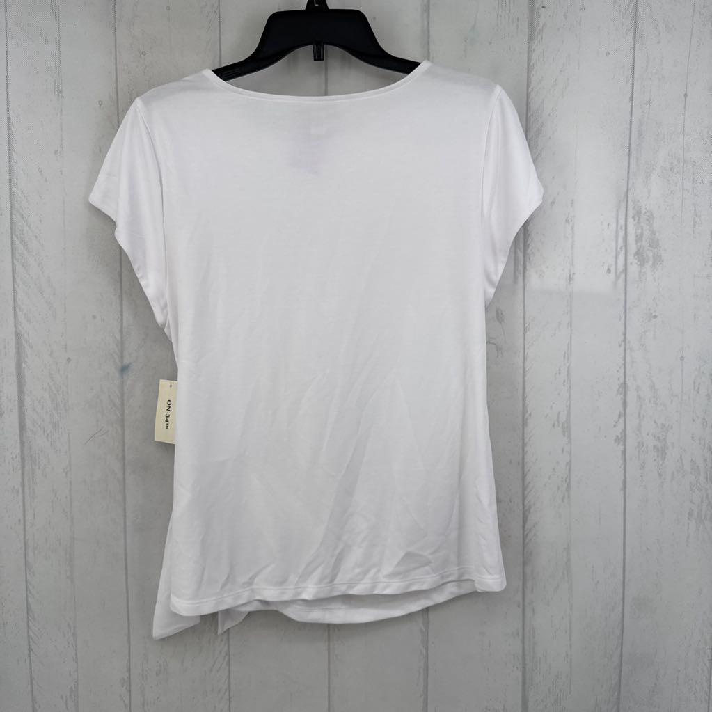 L bow detail s/s tee