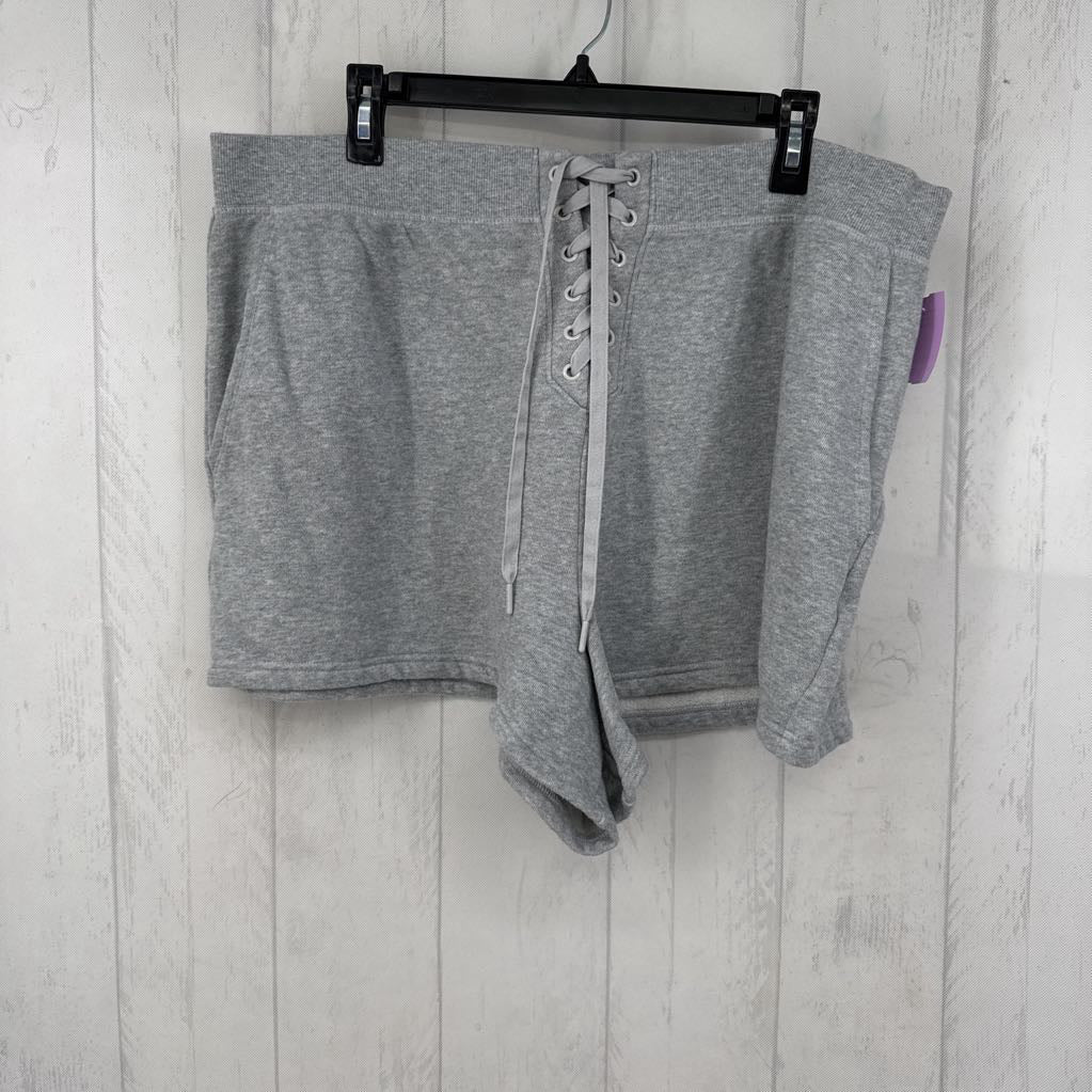 XXL lace-up front pull on shorts