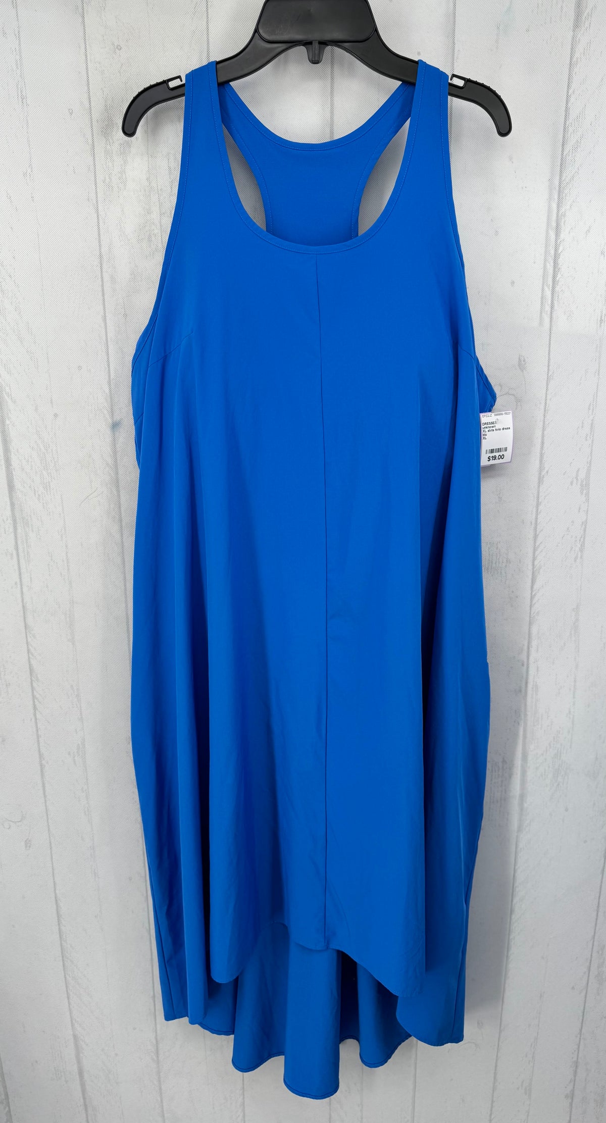 XL slvls hi-lo dress