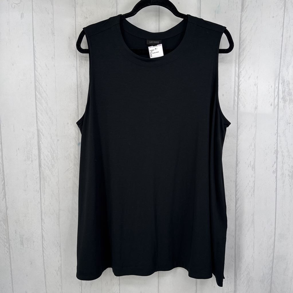 2X round neck flowy tank