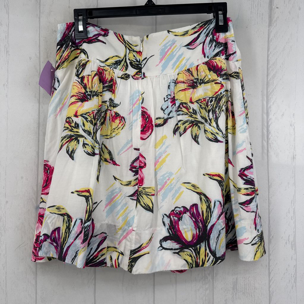 2 flo print skirt