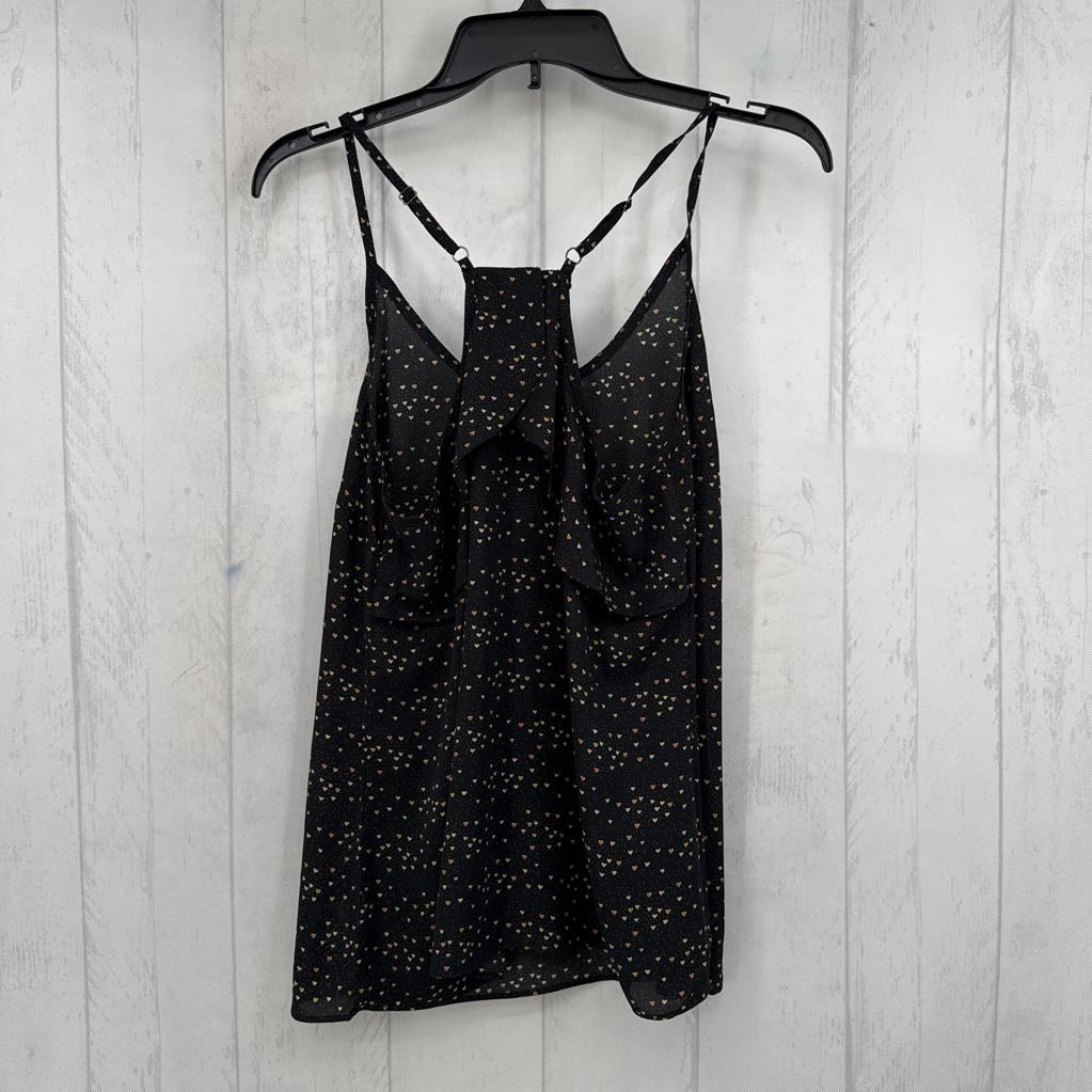 S heart print flowy tank