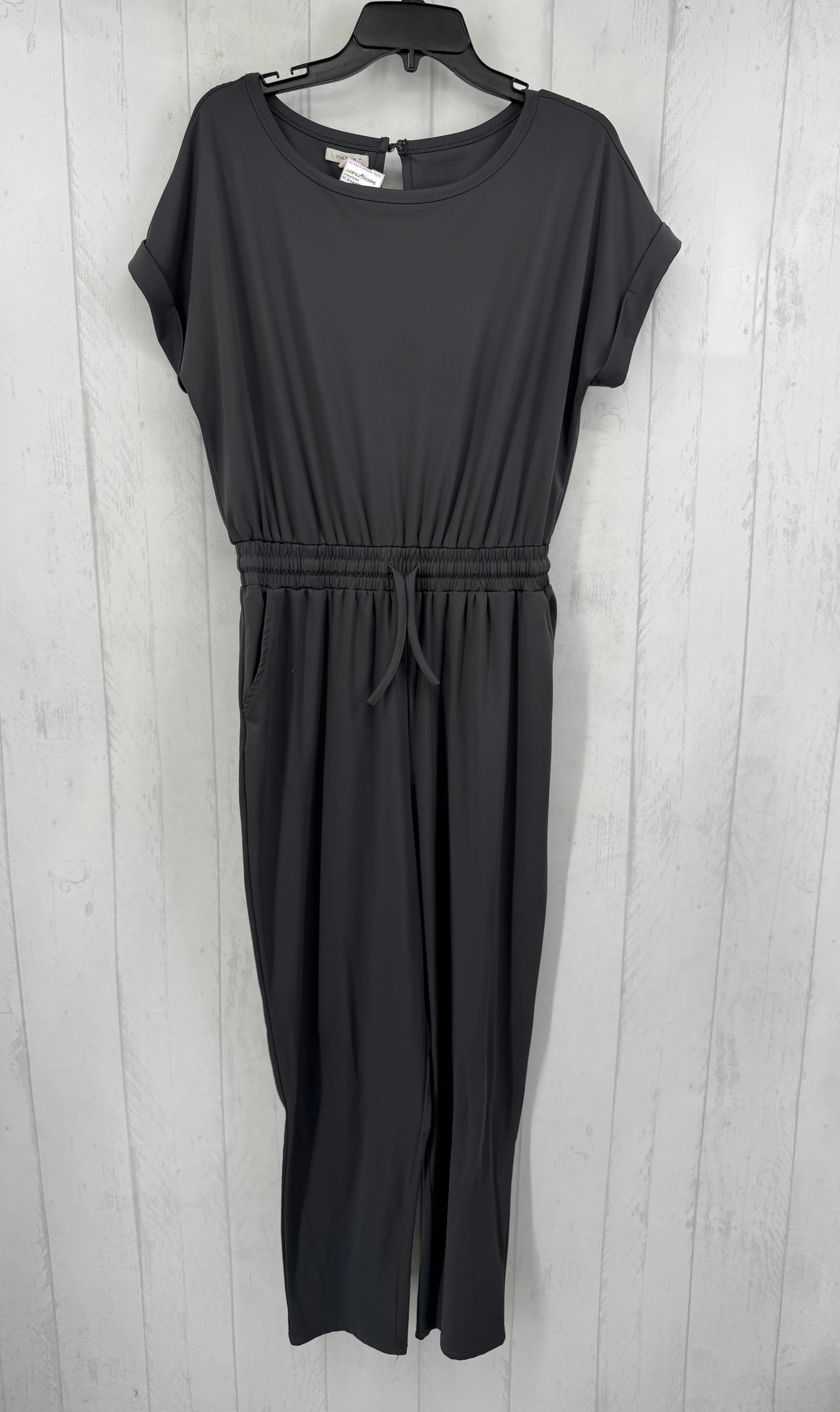 M drawstring waist s/s jumpsuit