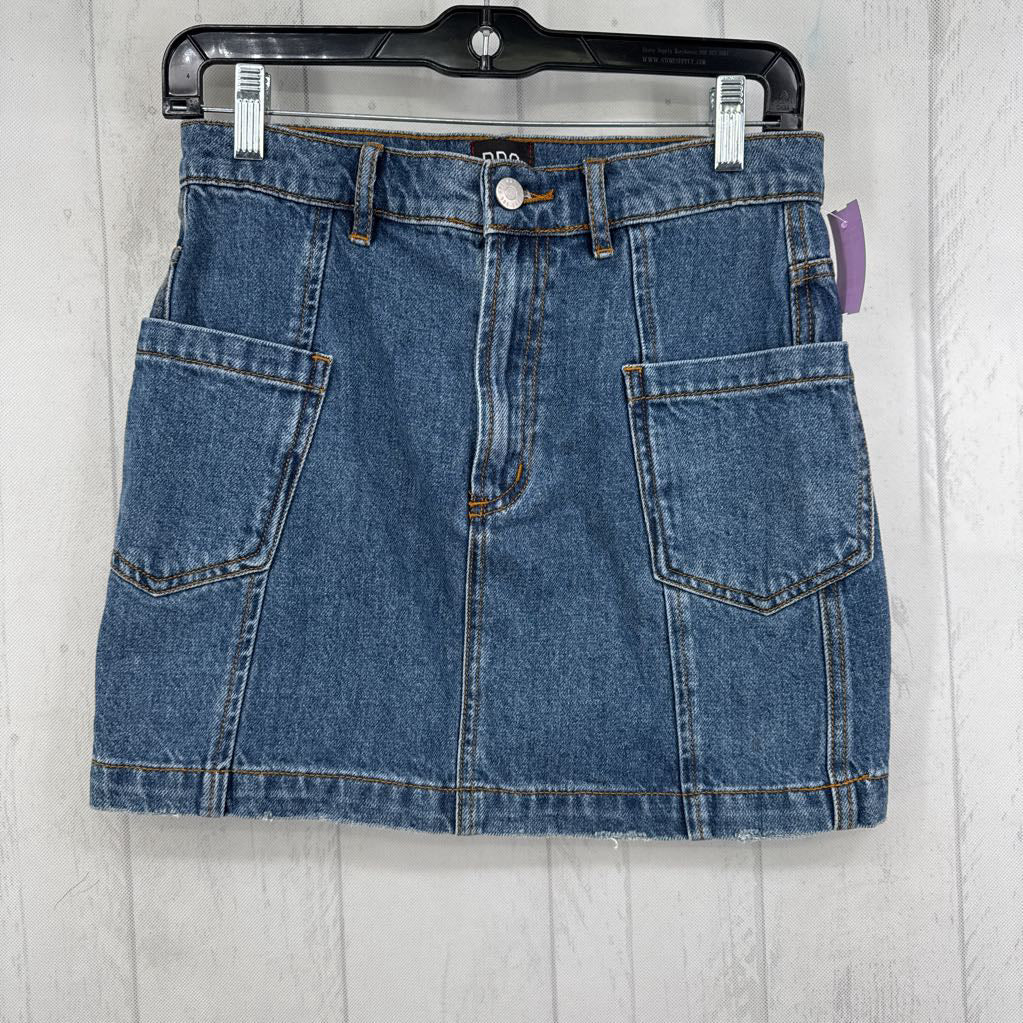 S cargo pocket jean skirt
