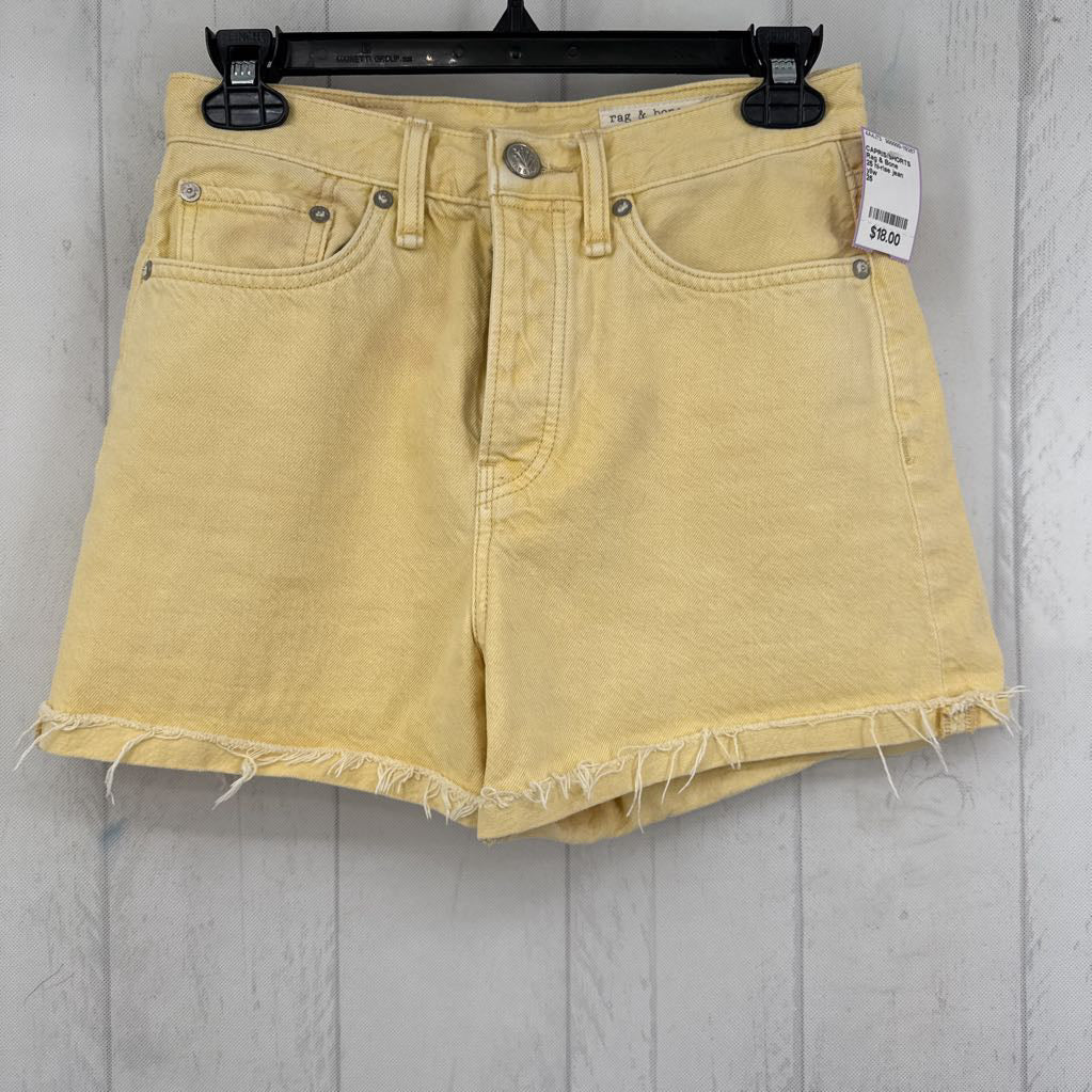 25 hi-rise jean shorts