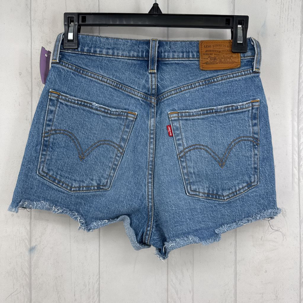 27 hi-rise jean shorts